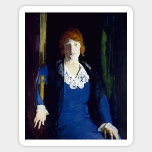 Portrait of Florence Pierce by George Bellows Magnet